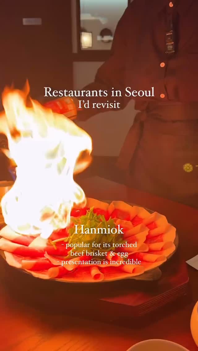 4 Restaurants in Seoul