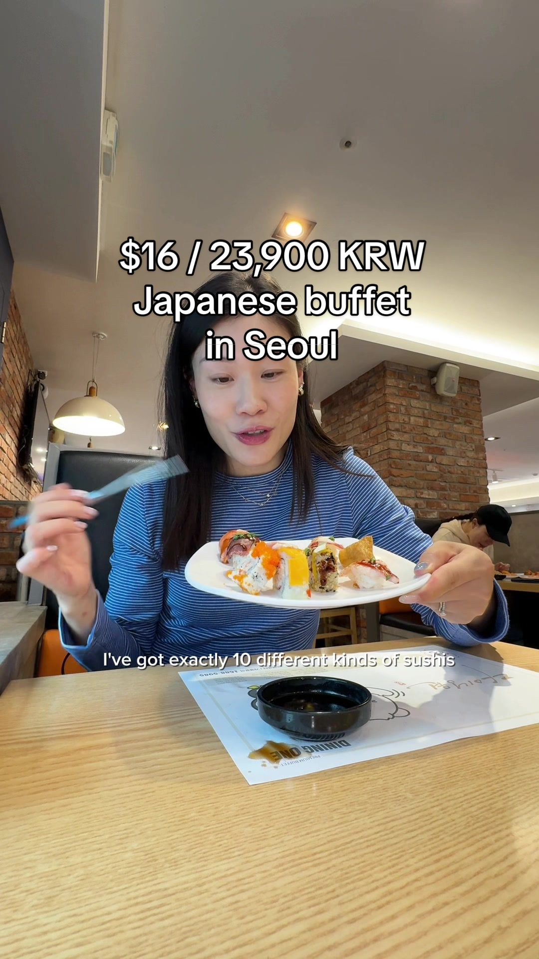 Japanese Buffet in Seoul Offers Wide Variety