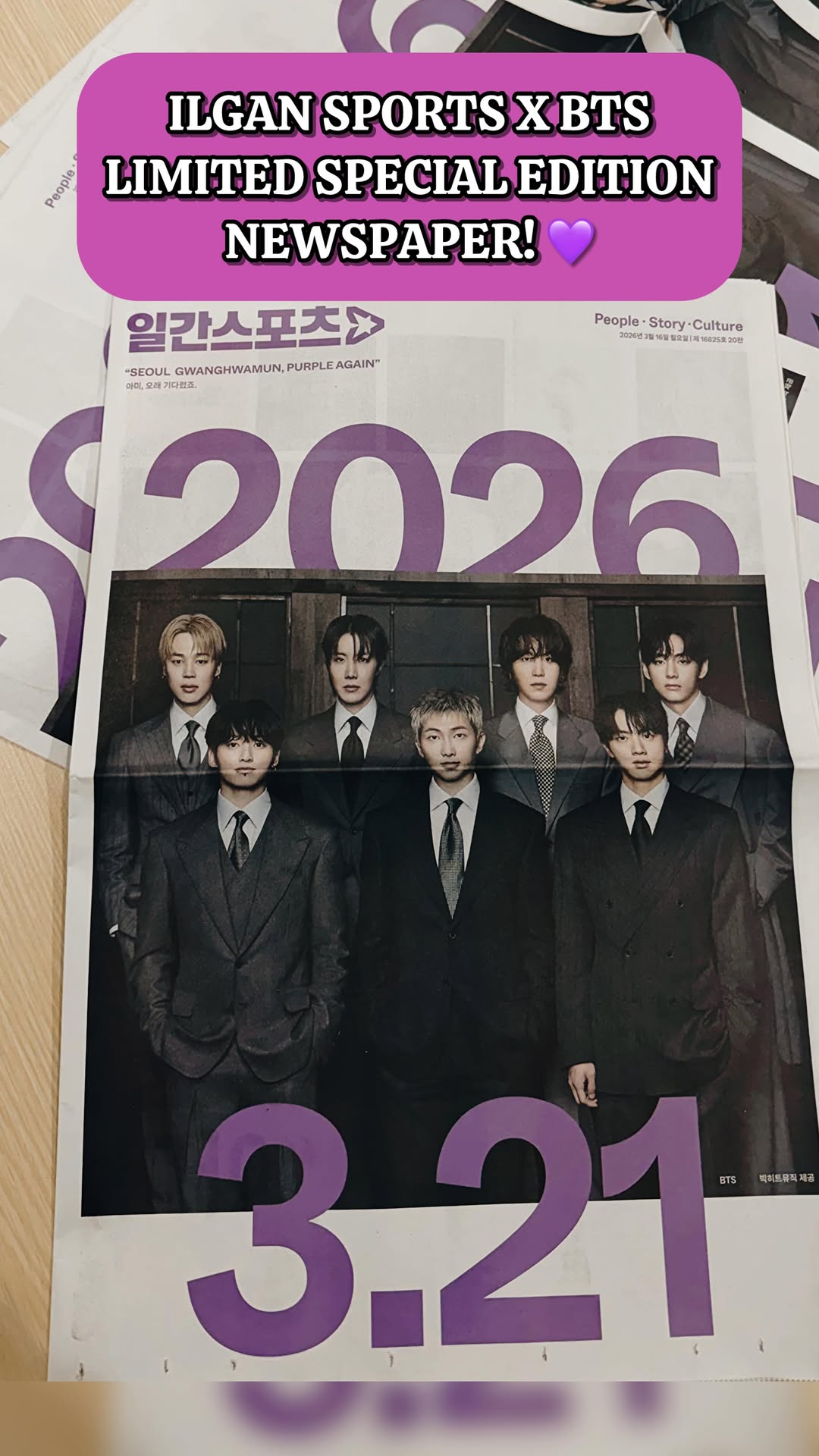 BTS Newspaper Available At Select Holly's Coffee Shops