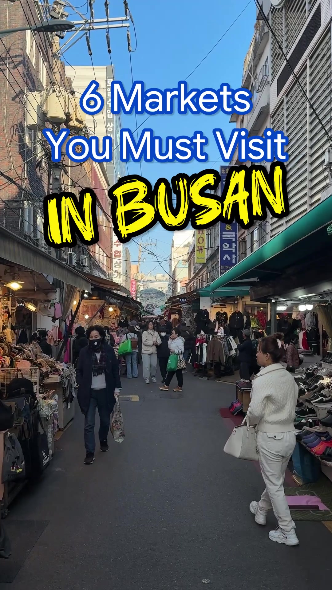 Busan's Best Markets and Shopping Streets