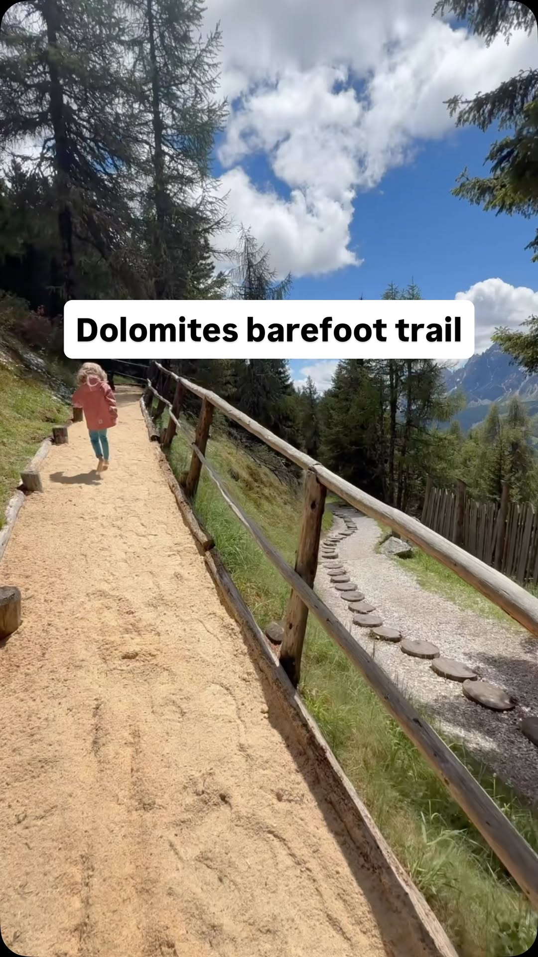 Dolomites Barefoot Trail Offers Sensory Fun