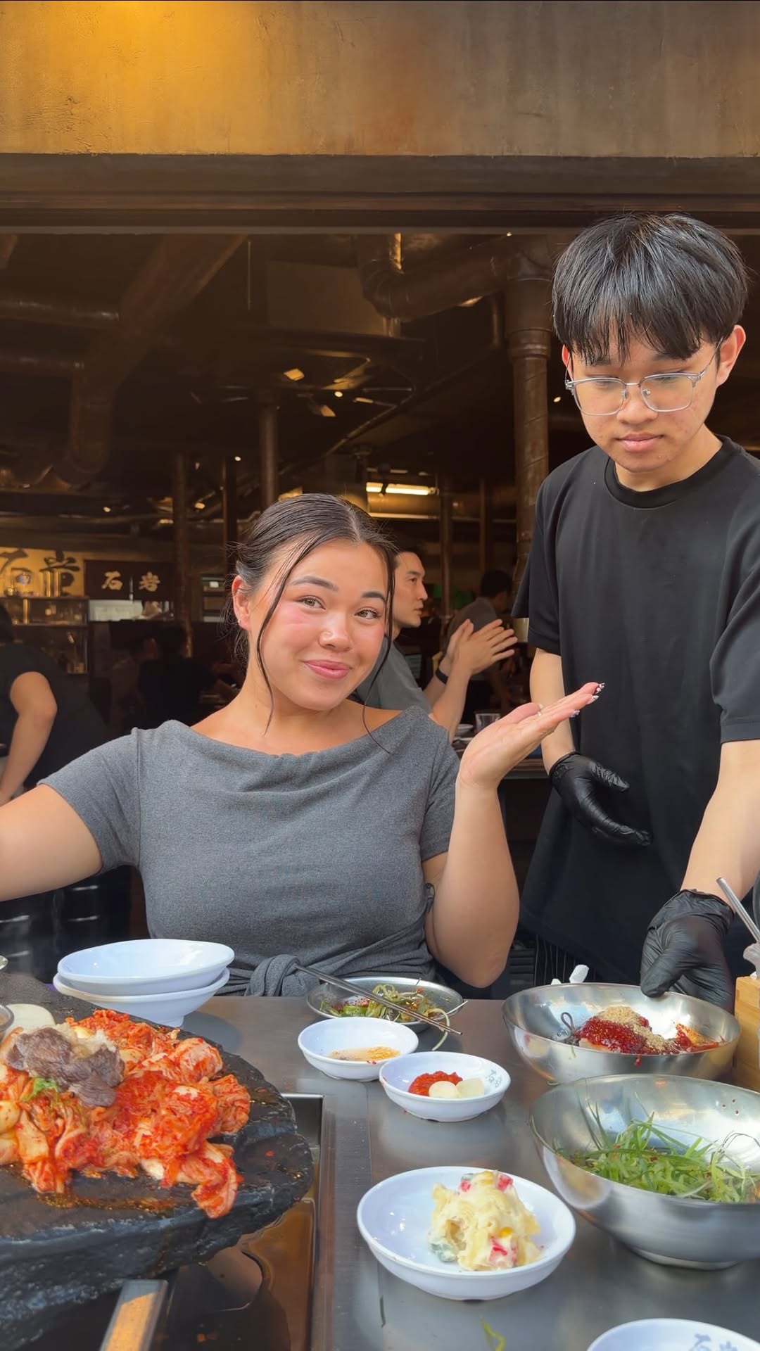 Korean Stone Slab BBQ Restaurant Popular in Seoul