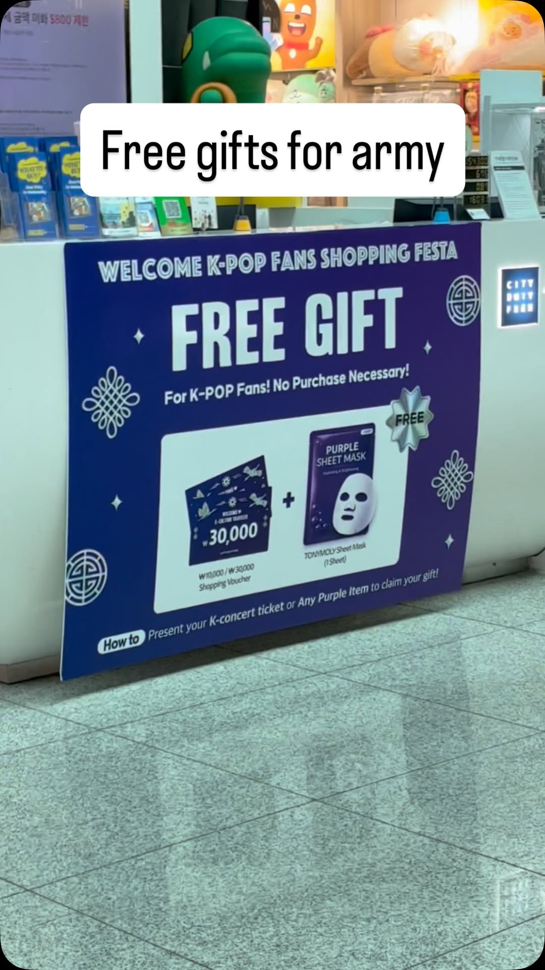 Incheon Airport K-Pop Fan Shopping Festa Gifts
