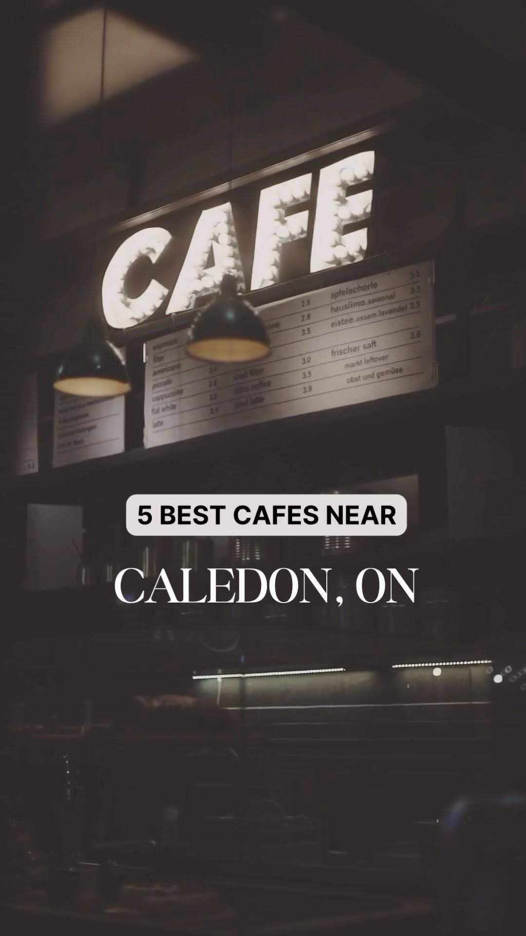 Five Cafes And Coffee Shops