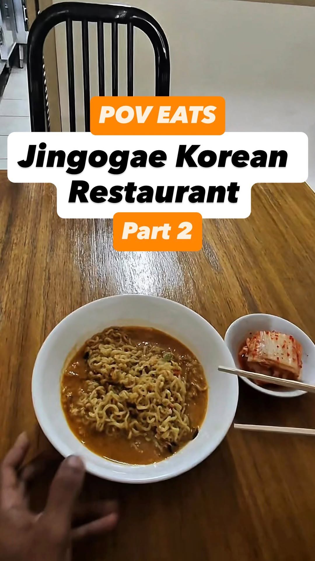 Jingogae Korean Restaurant Gets New Menu Design