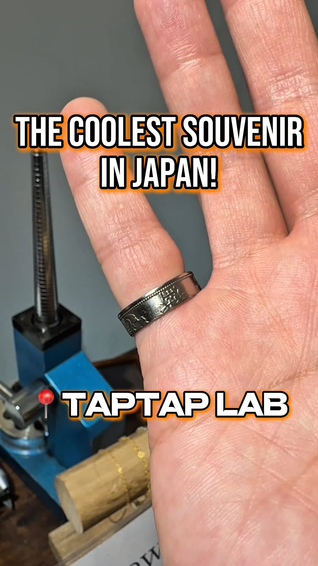 Unique Japanese Currency Rings Crafted at TAPTAP Lab