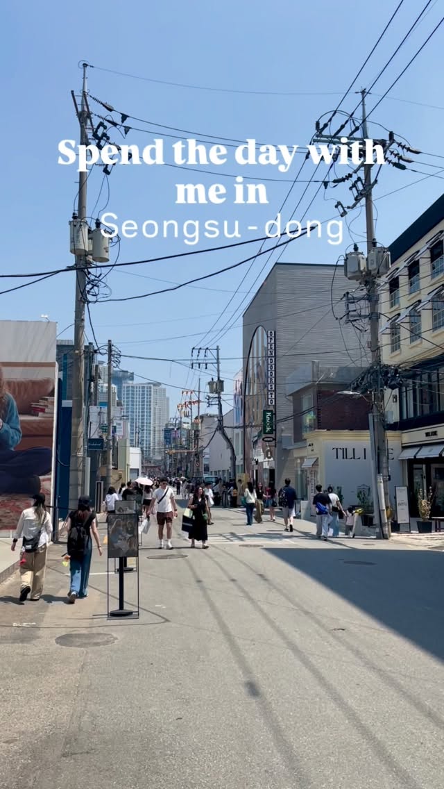 Seongsu-dong Exploration of Unique Stores and Cafes