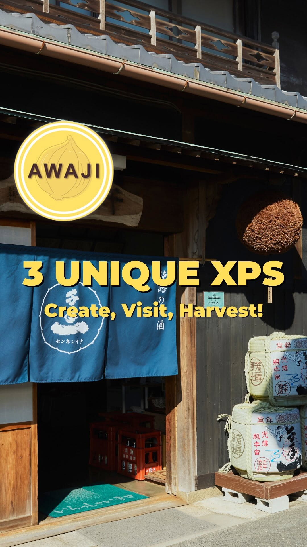 Awaji Island: Farm, Sake, and Indigo Experiences