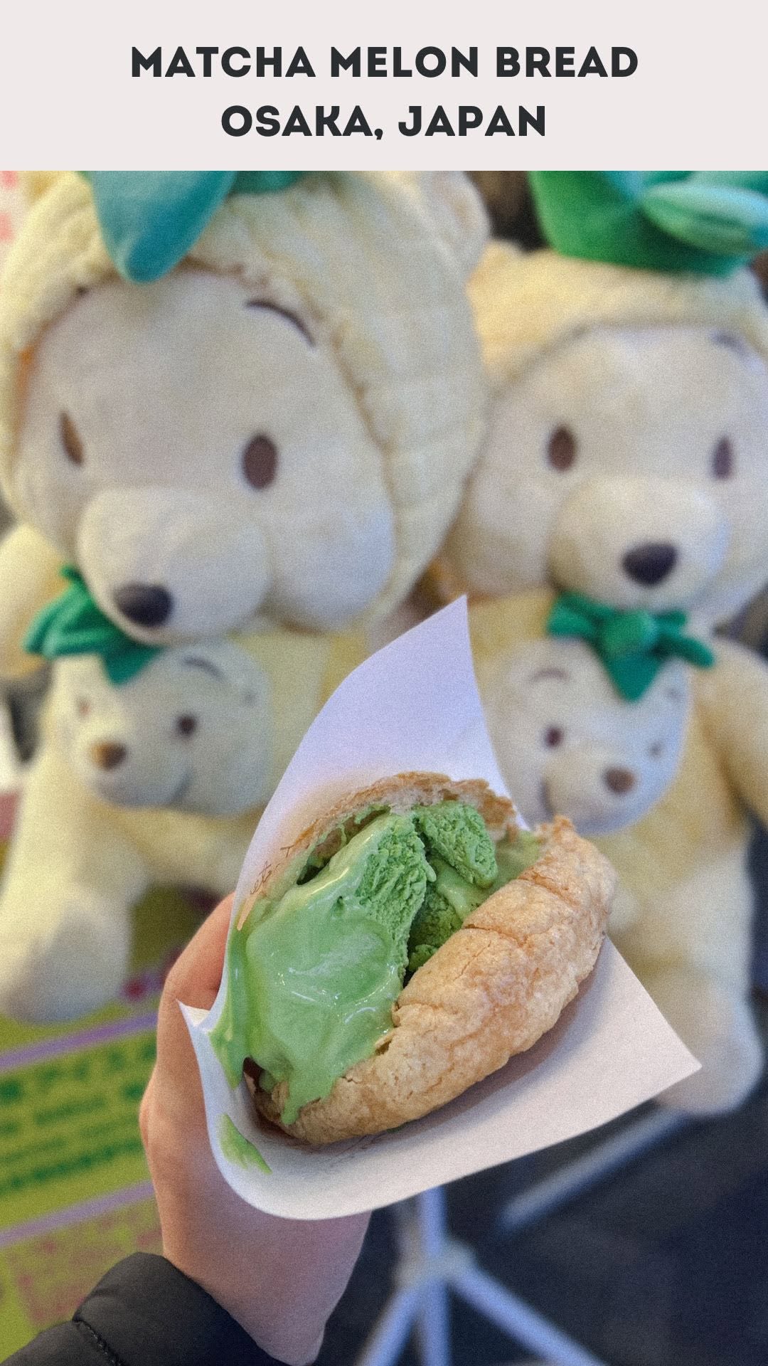Dotonbori's Ice Cream-Filled Melon Pan