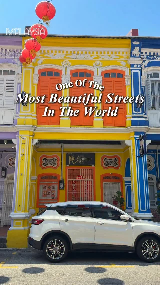 Historic Georgetown's Colorful Street of Shophouses