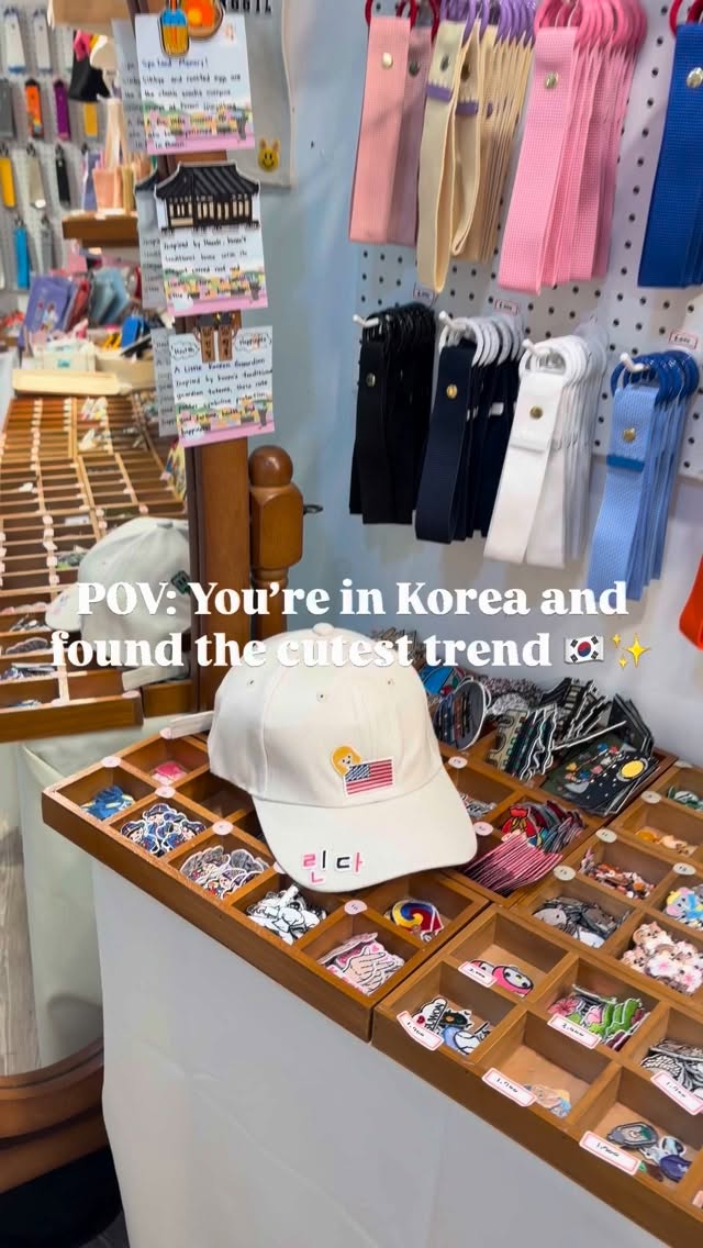 Busan Village Offers Custom Patch Cap Souvenirs