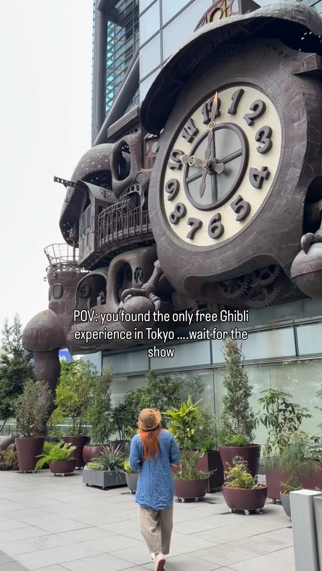 Miyazaki's Giant Steampunk Clock Atop Nittele Tower