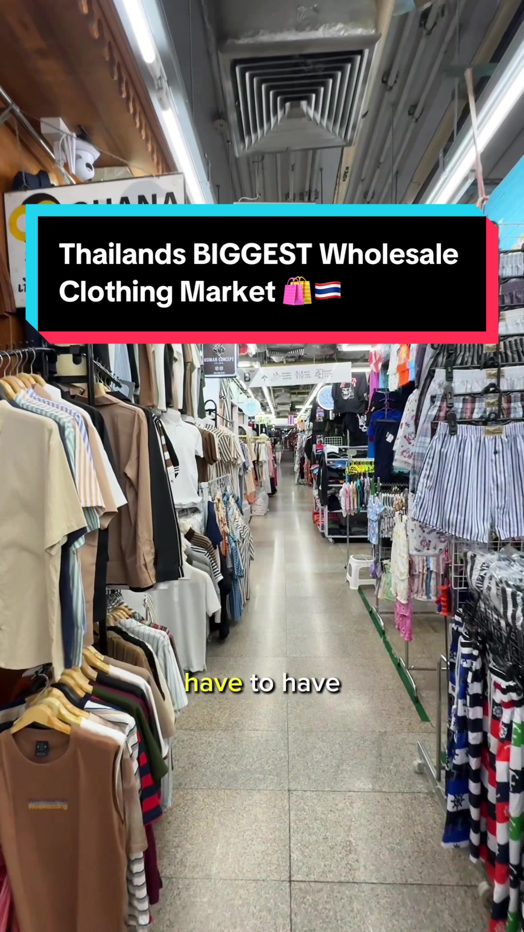 Bangkok Wholesale Clothing Markets