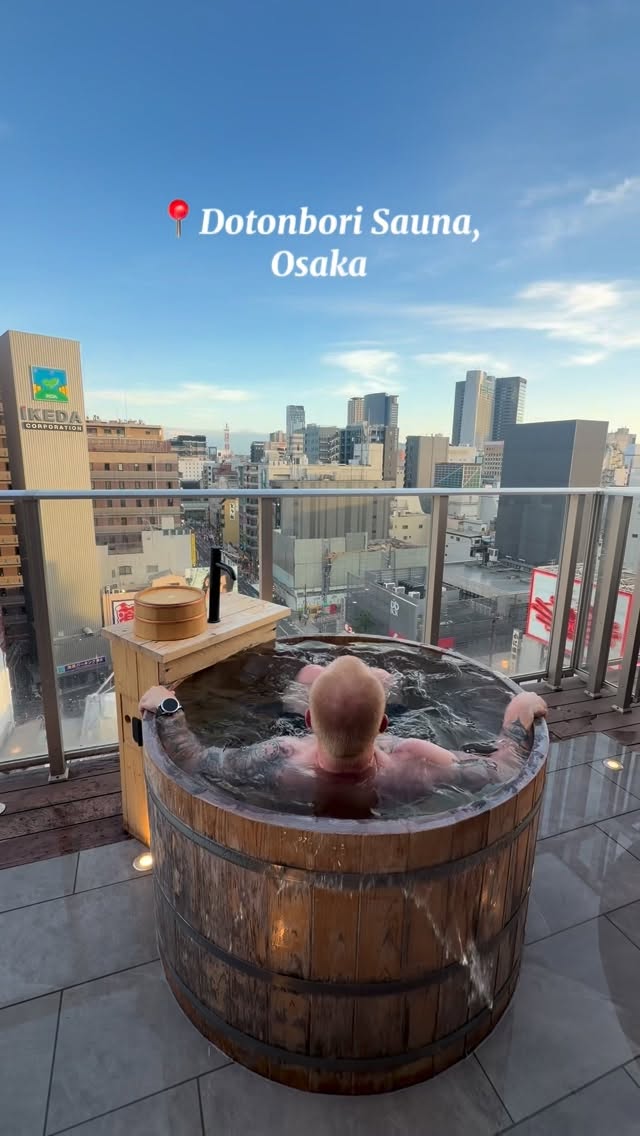 Dotonbori Sauna: Osaka's Best Sunset Canal Views