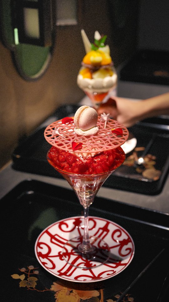 Osaka's Artistic Parfaits And Drinks