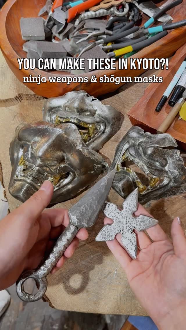 Make Ninja Weapons in Kyoto Workshop