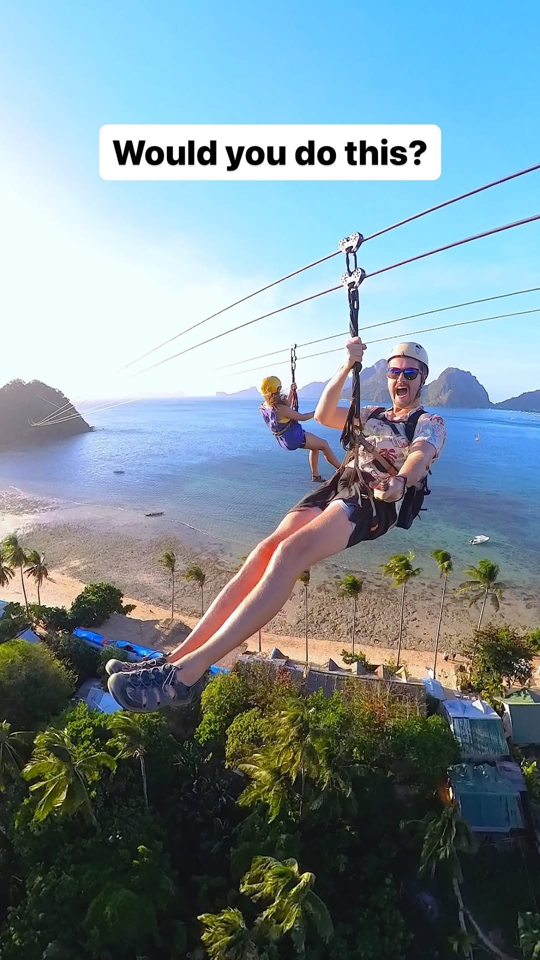 Ocean Zipline Adventure at Las Cabañas Beach