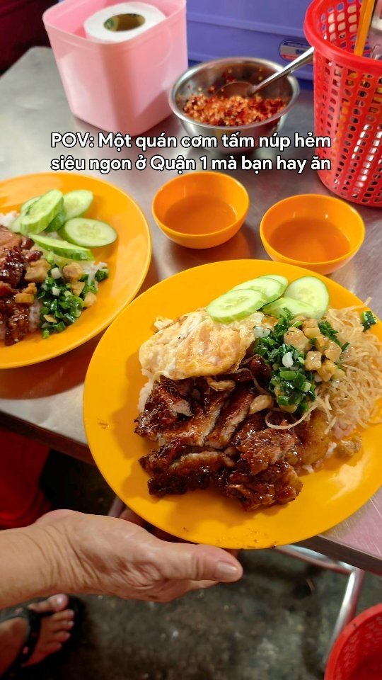 Popular Vietnamese Broken Rice Dish