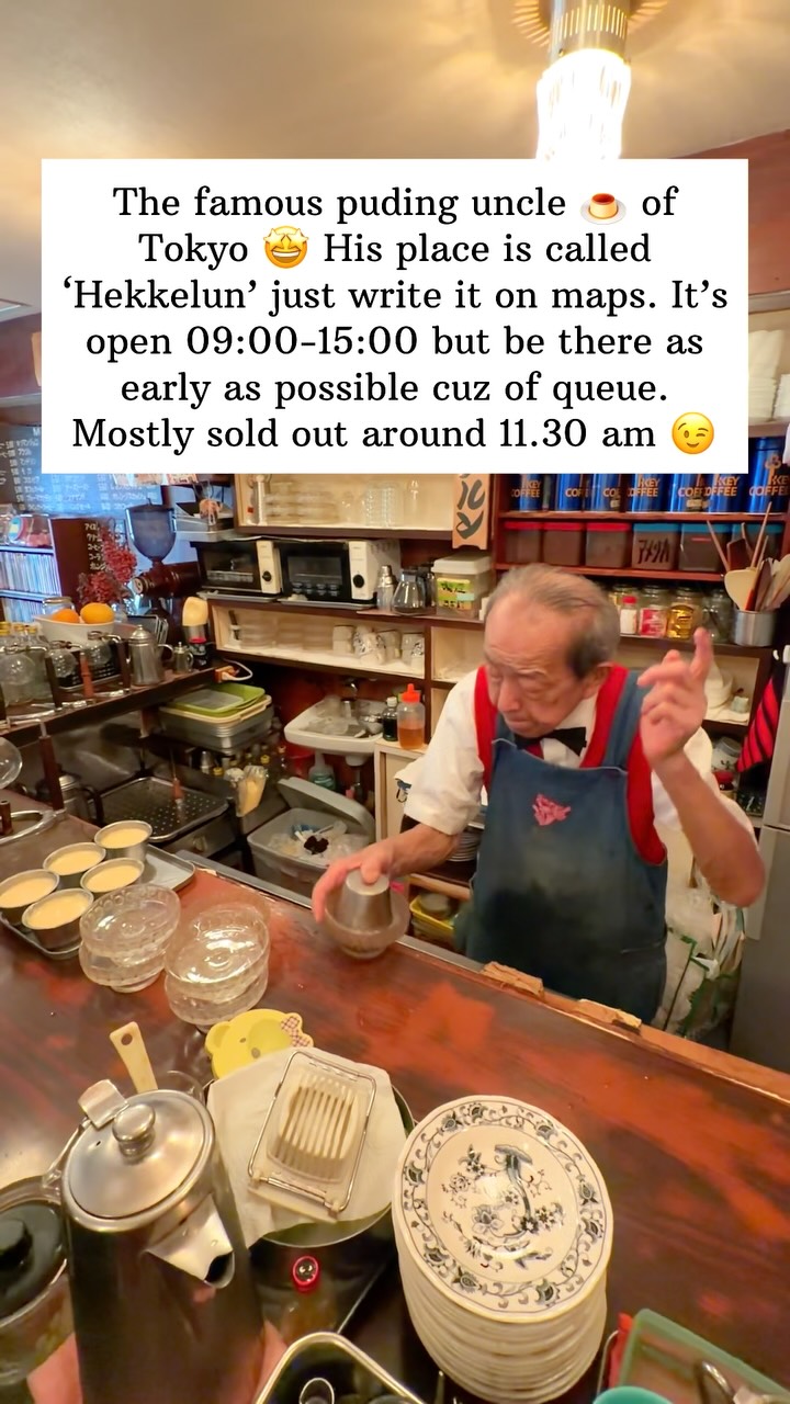 Tokyo's Legendary Pudding Maker