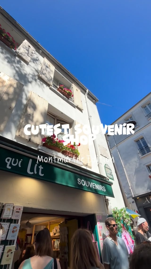 Charming Montmartre Souvenir Shop