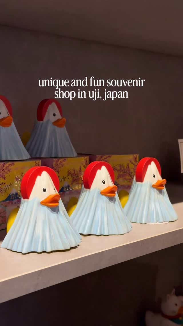 Kyoto Uji Souvenir Shop Features Rubber Ducks