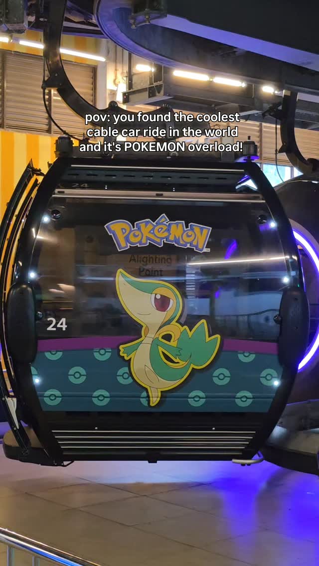 Pokemon Cable Car Adventure in Singapore