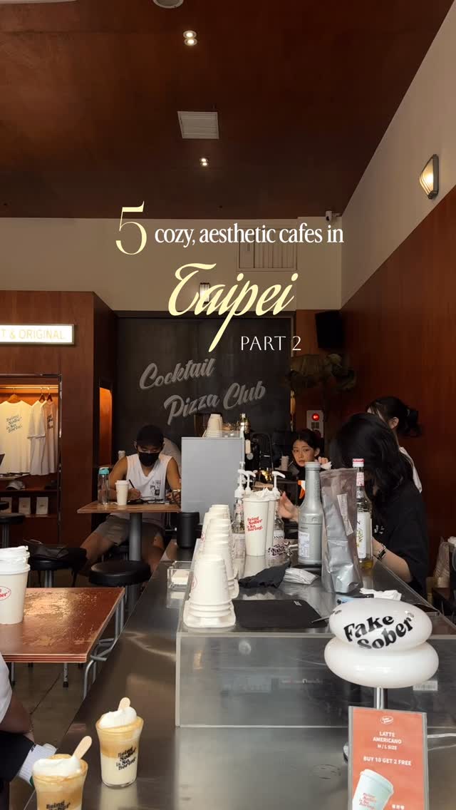 3 Cafes in Taipei City