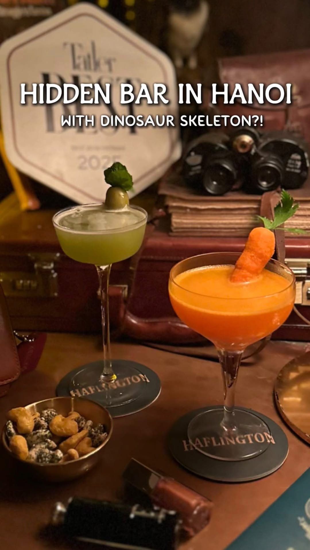 Dinosaur-Themed Bar With Creative Cocktails In Hanoi