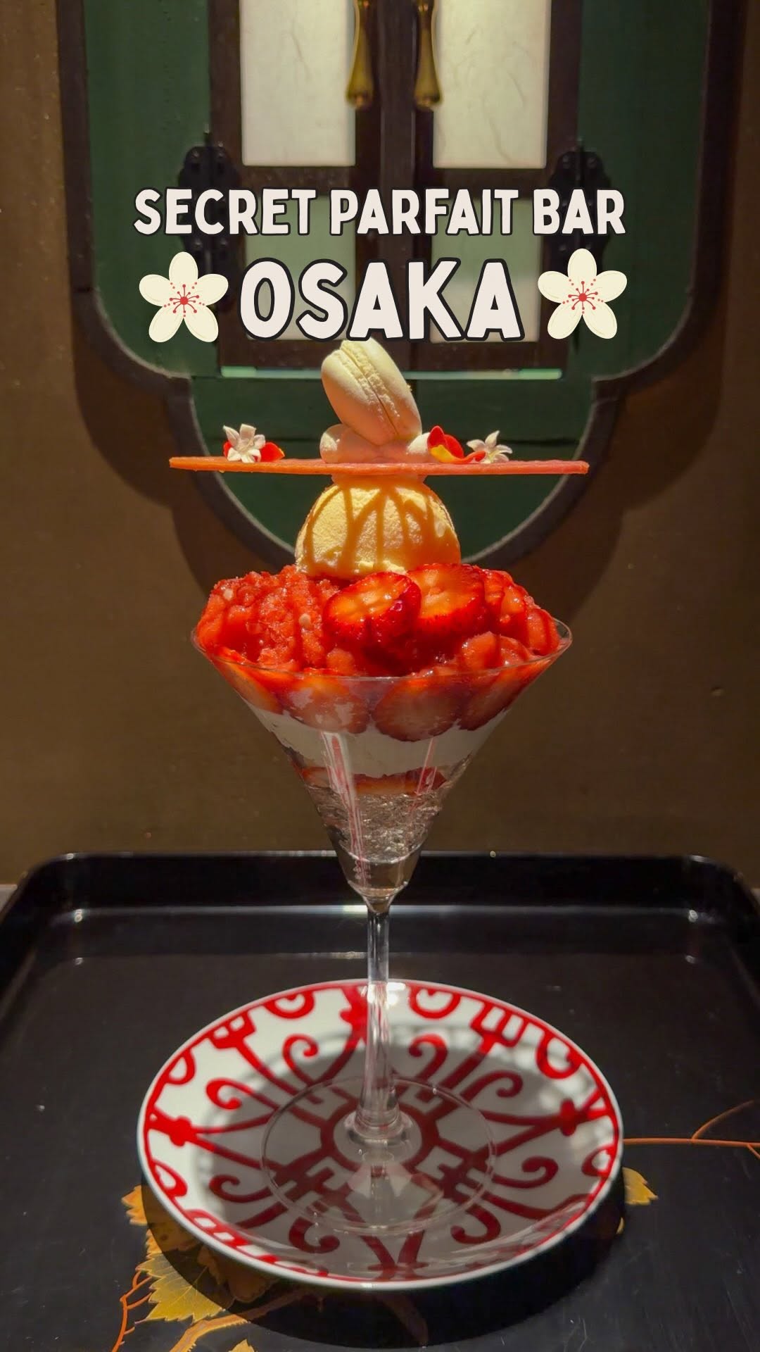 Edible Art Parfaits in Osaka's Secret Spot