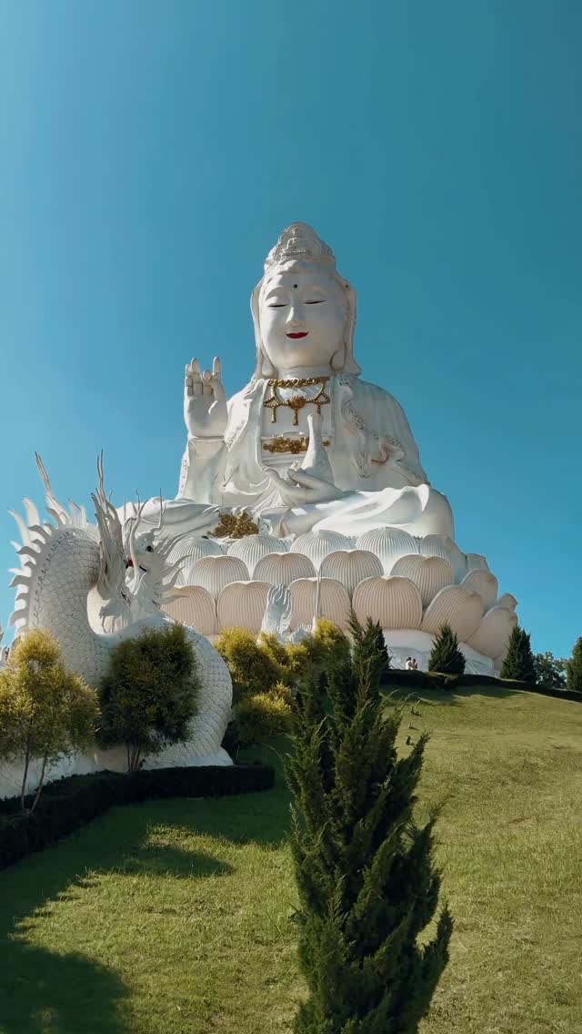 Goddess of Mercy Statue in Chiang Rai