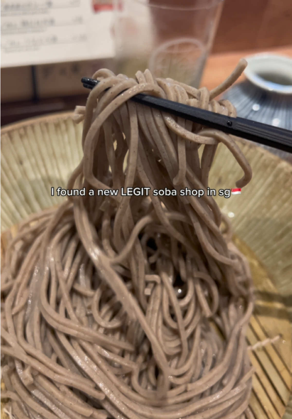 Authentic Soba Shop Opens in Singapore