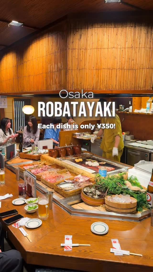 Affordable Robatayaki Near Dotonbori