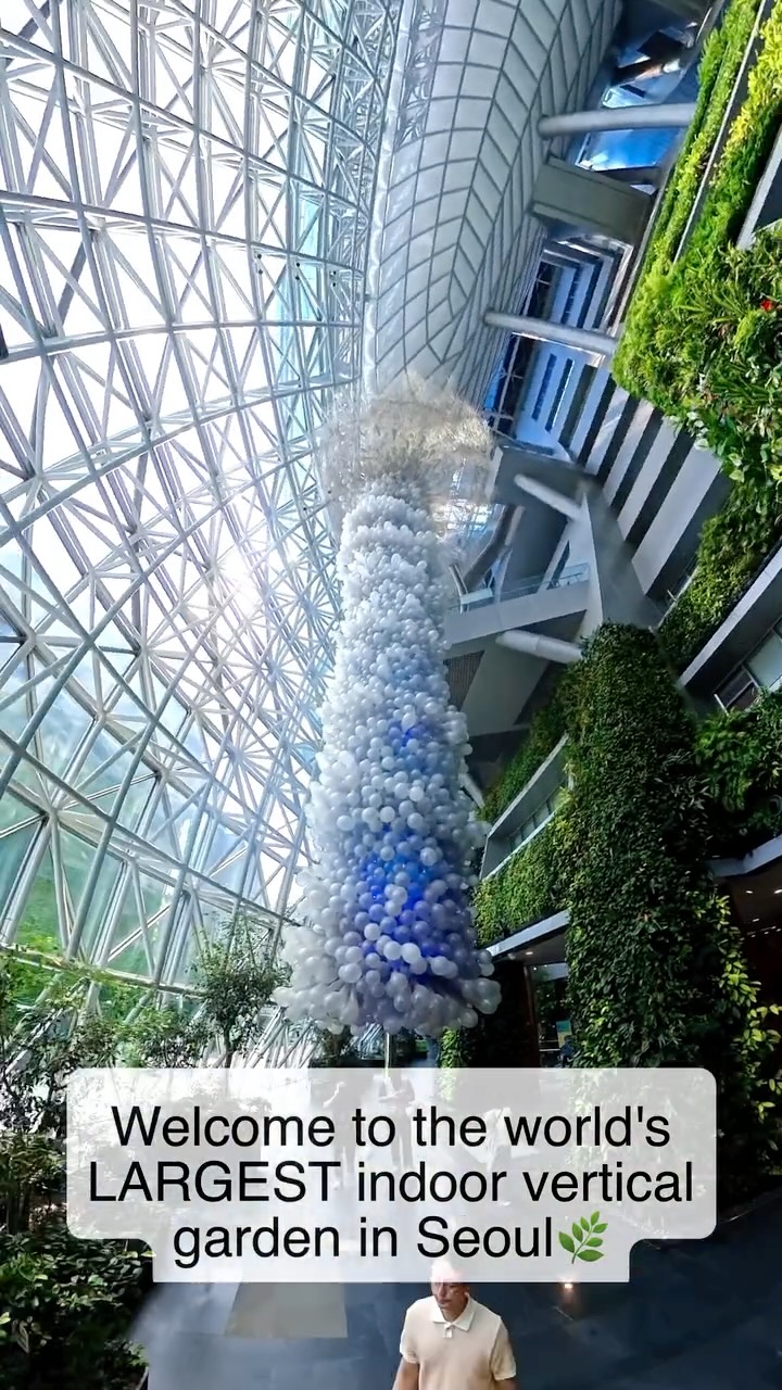 Seoul City Hall's Indoor Garden Oasis