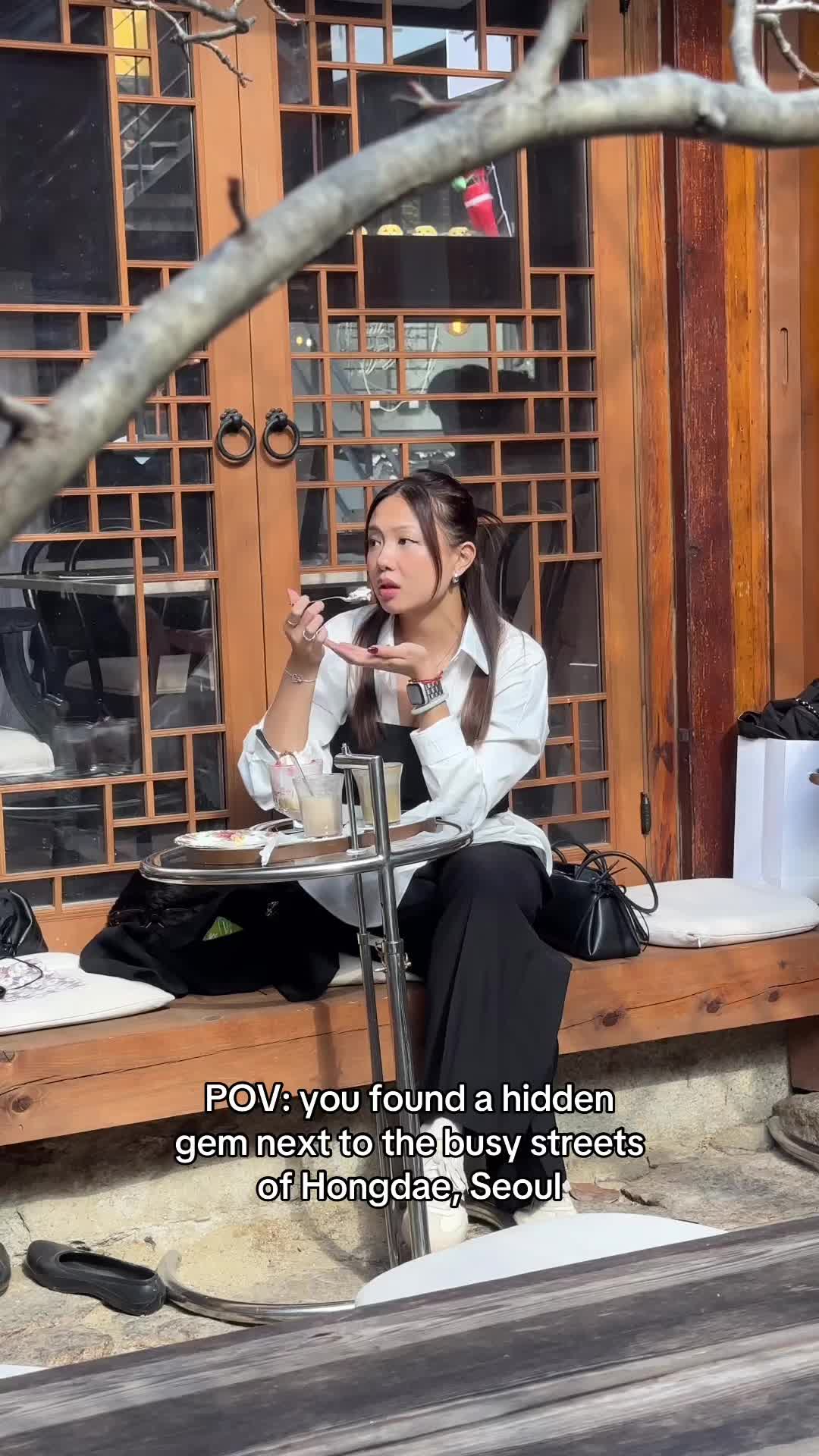 Hidden Hongdae Cafe With Koi Pond