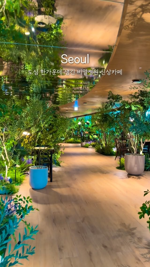 New Cafes with Abundant Greenery and Healing Spaces