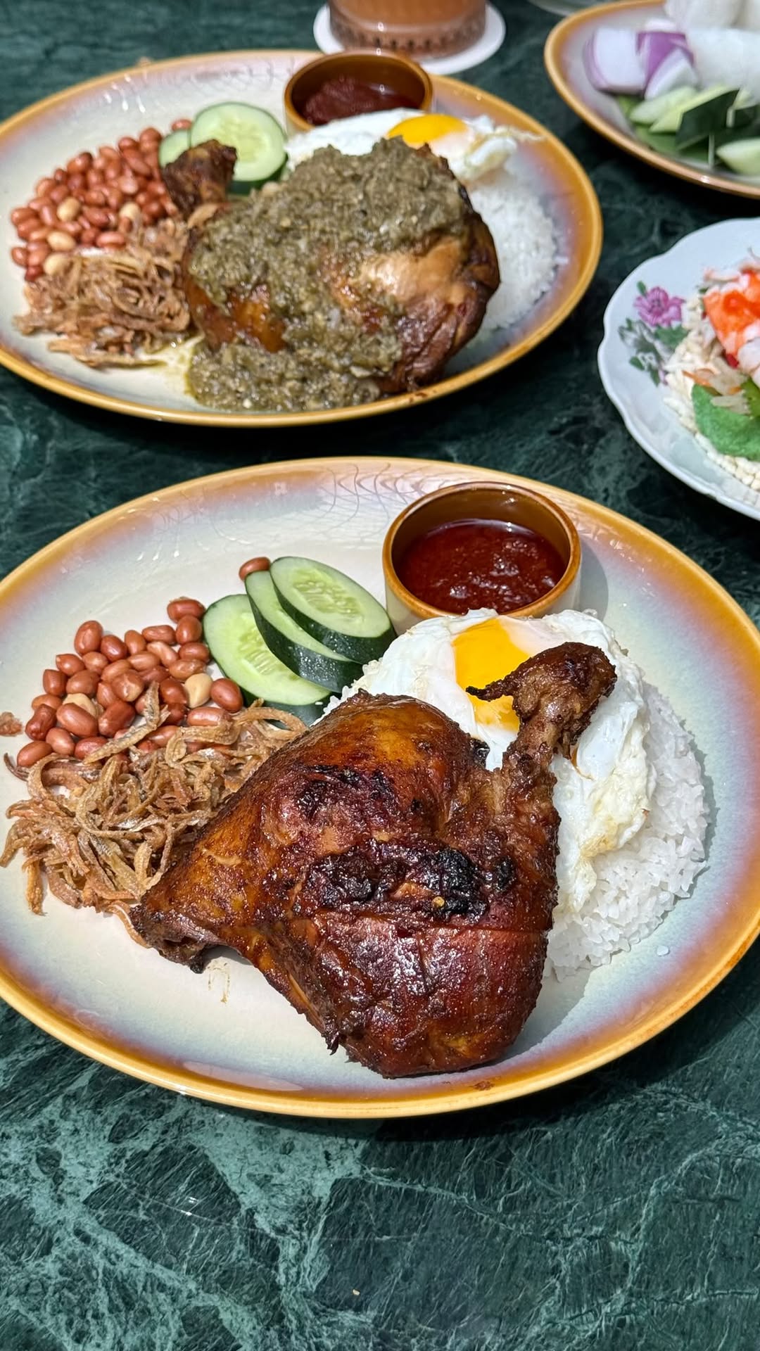 Nasi Lemak with Jewel Rain Vortex Views