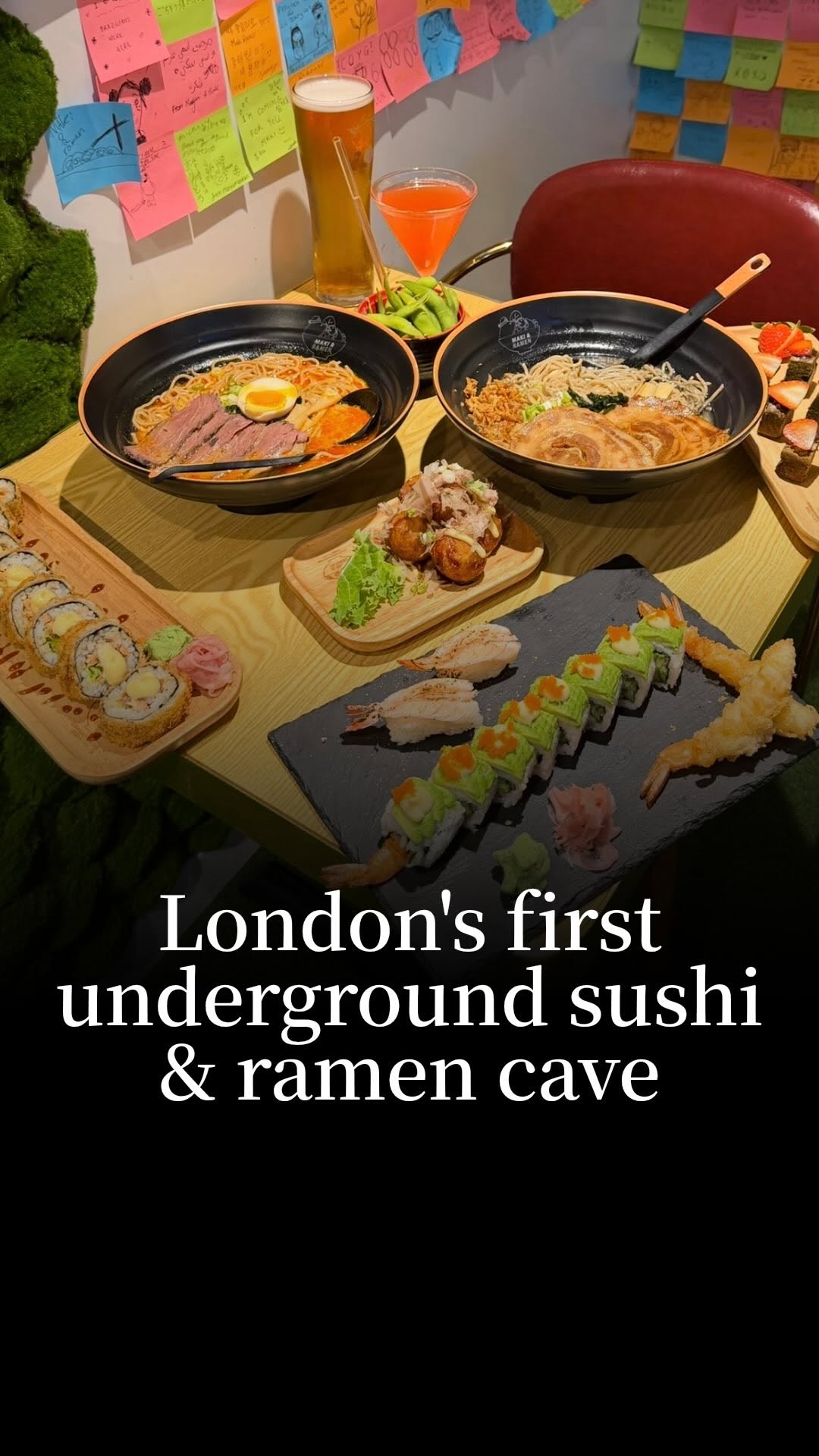 London's Underground Sushi and Ramen Restaurant