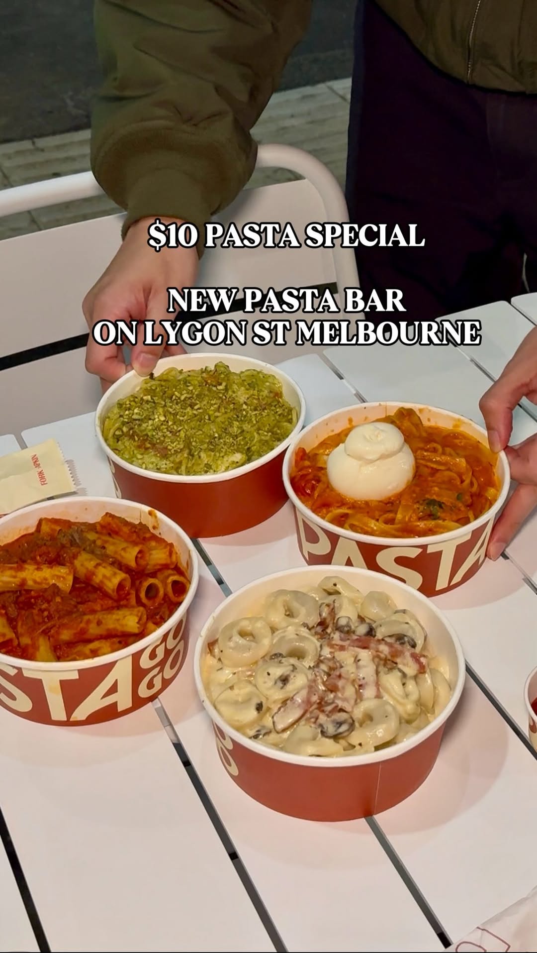 Pastagogo Offers $10 Pasta Specials In Melbourne