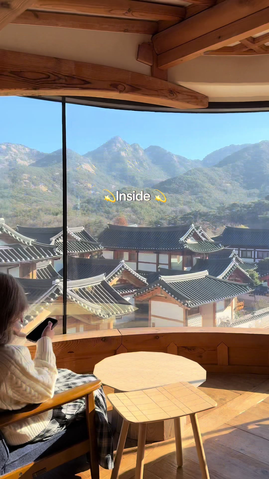 Hanok Village Cafes Offer Beautiful Interior Views