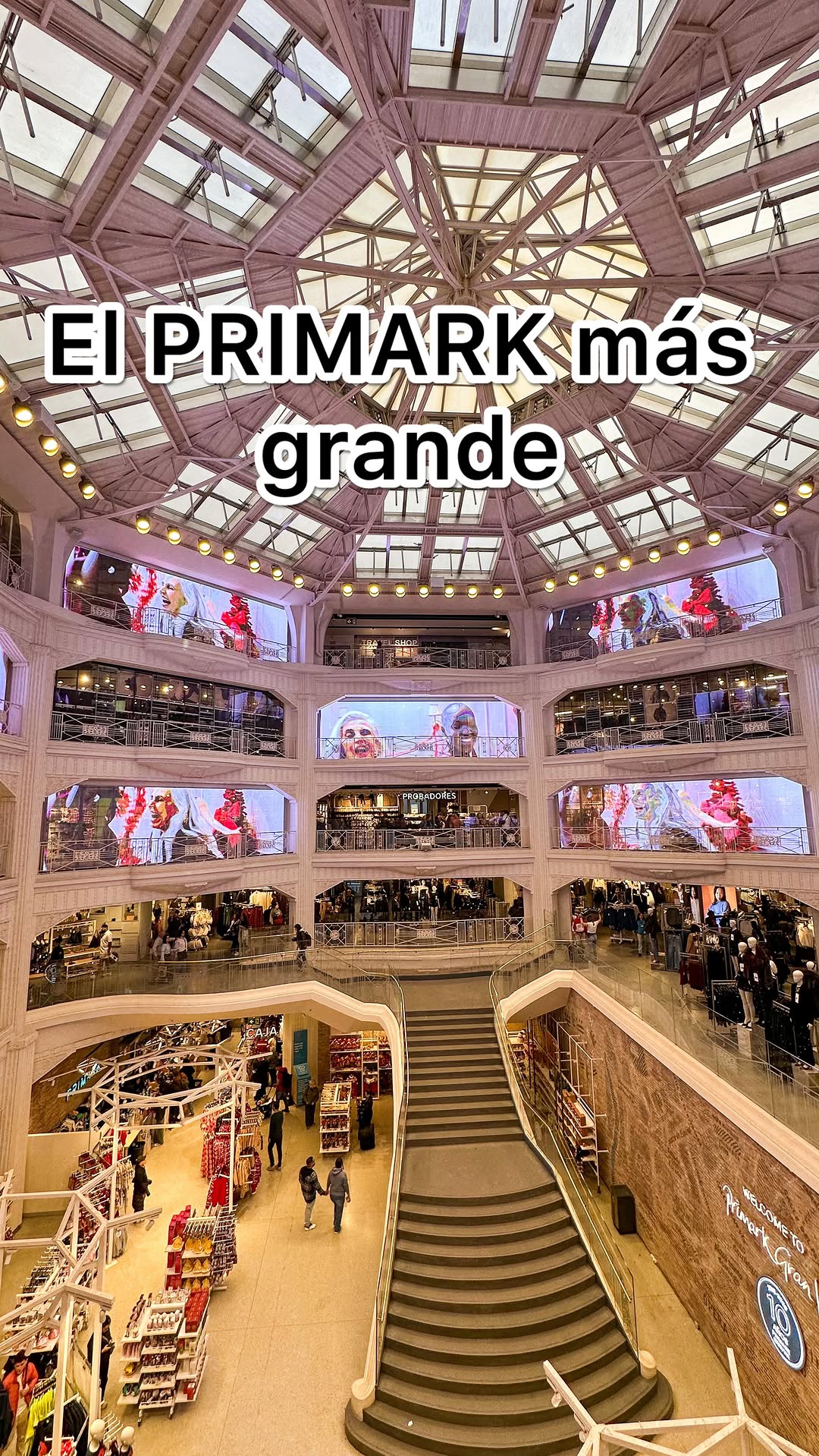Europe's Largest Primark on Madrid's Gran Vía