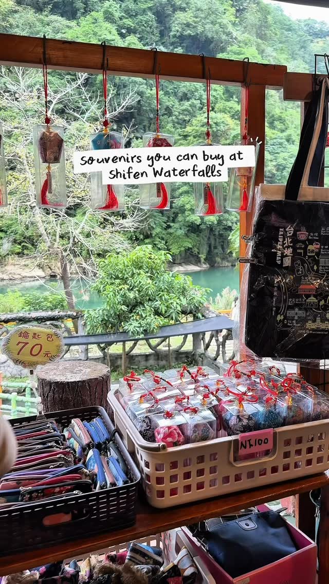 Shifen Waterfall And Tourist Gift Shop