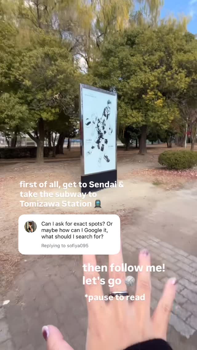 Haikyuu Monuments Scattered Throughout Sendai
