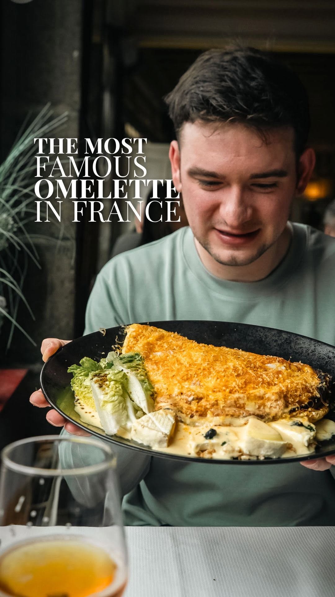 Omelette At Famous French Restaurant