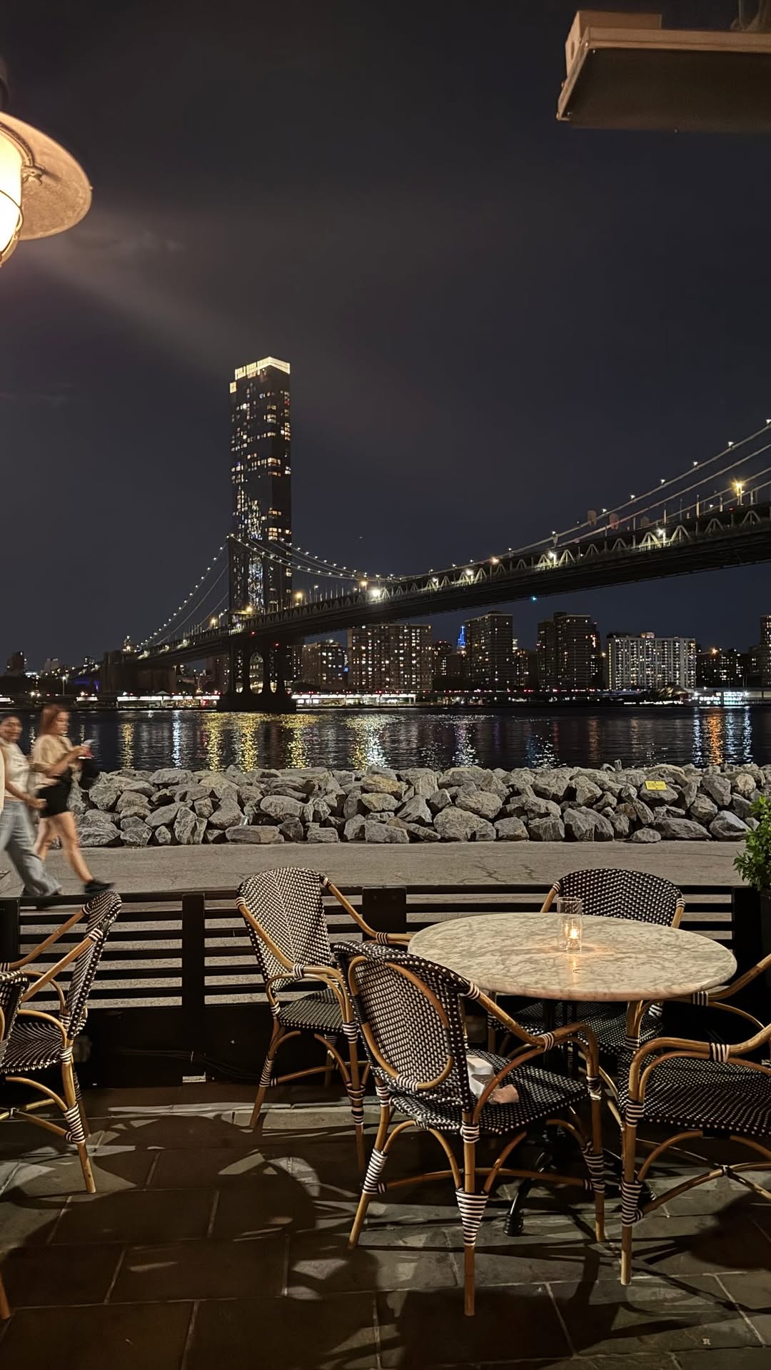 NYC Spot With Dazzling Bridge and City Views