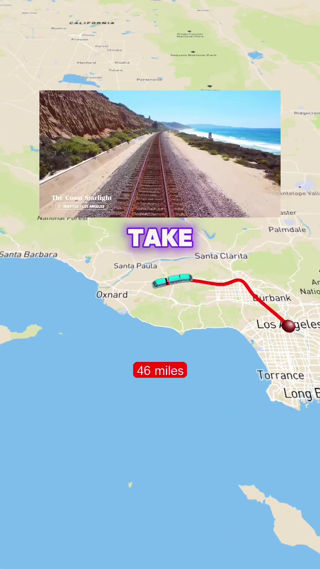 California Peaks to Cascade Mountains Train Ride