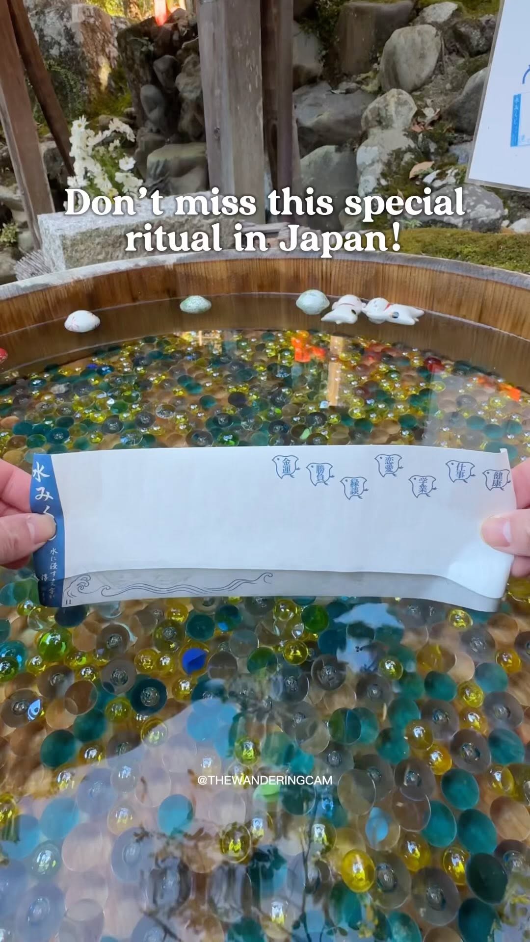 Japanese Shrines Feature Water Fortune-Telling Rituals