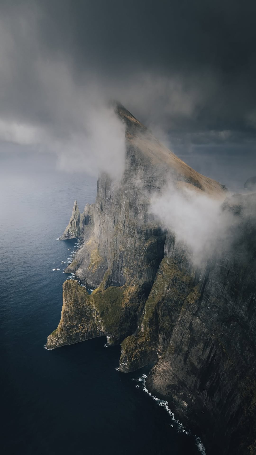 Faroe Islands' Dramatic Sea Cliffs