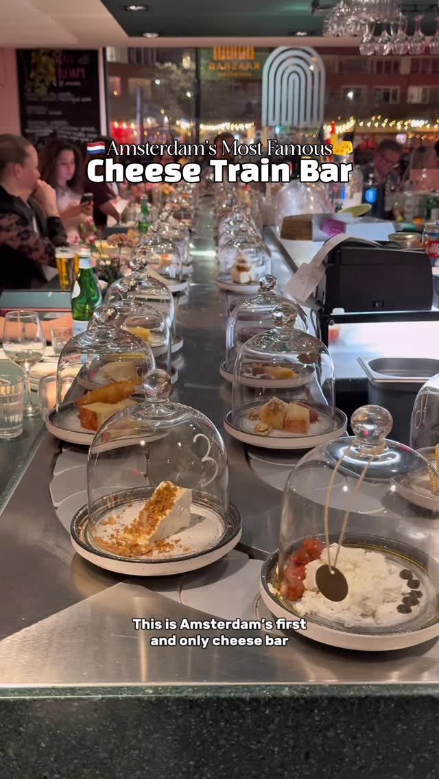 Cheese Bar Amsterdam's Unique Conveyor Belt Experience