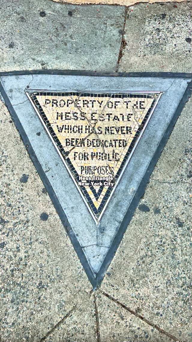 NYC's Tiny Hess Triangle Property