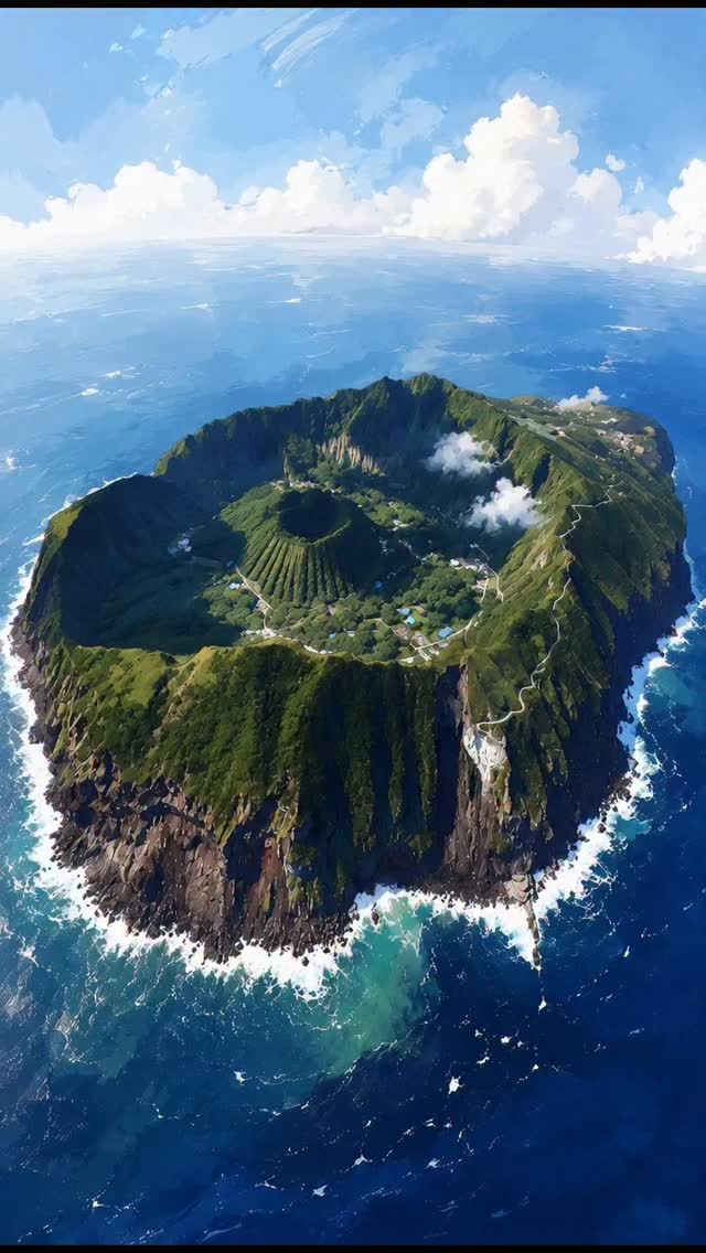 Aogashima: Island Village Inside a Volcano